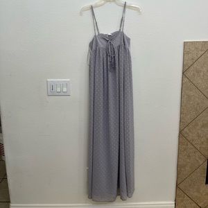 Light Lavender Flowy Maxi Dress